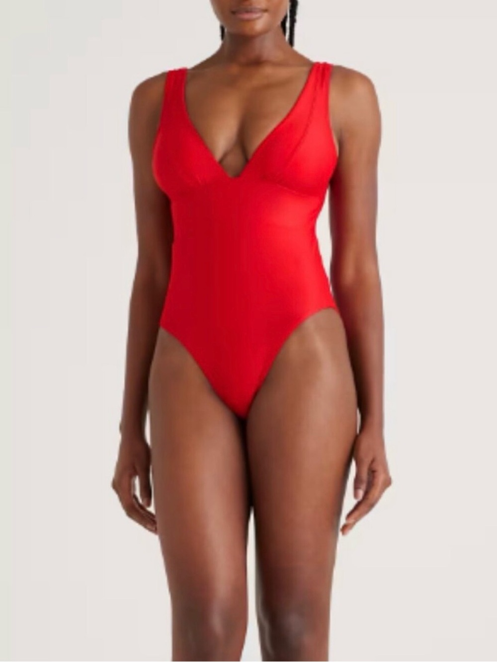 𝑵𝑾𝑻 Quince Italian One-Piece Swimsuit Cherry Red 🍒🍒